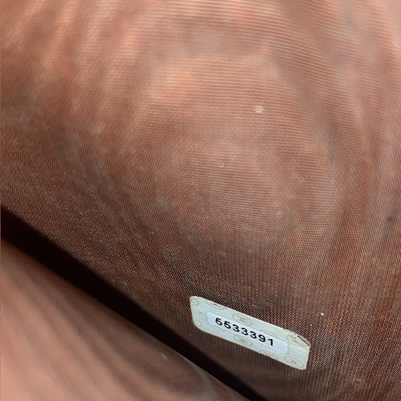 Chanel Authentic Brown Caviar Tri-Fold Wallet